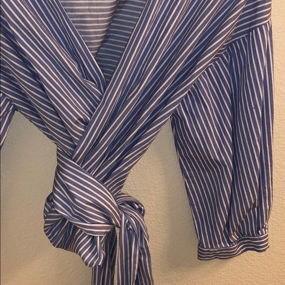 Zara wrap crop top - Picture 2 of 4